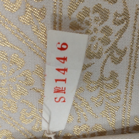 Vintage Obi Authentic Japanese from Japan mid century f 90's Neutrals & Metallic - Picture 11 of 12